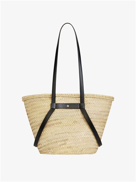 basket givenchy prix|Medium Voyou basket bag in raffia .